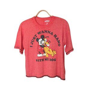 Mickey and Friends Womens XL T-Shirt I Disney Dog Pluto